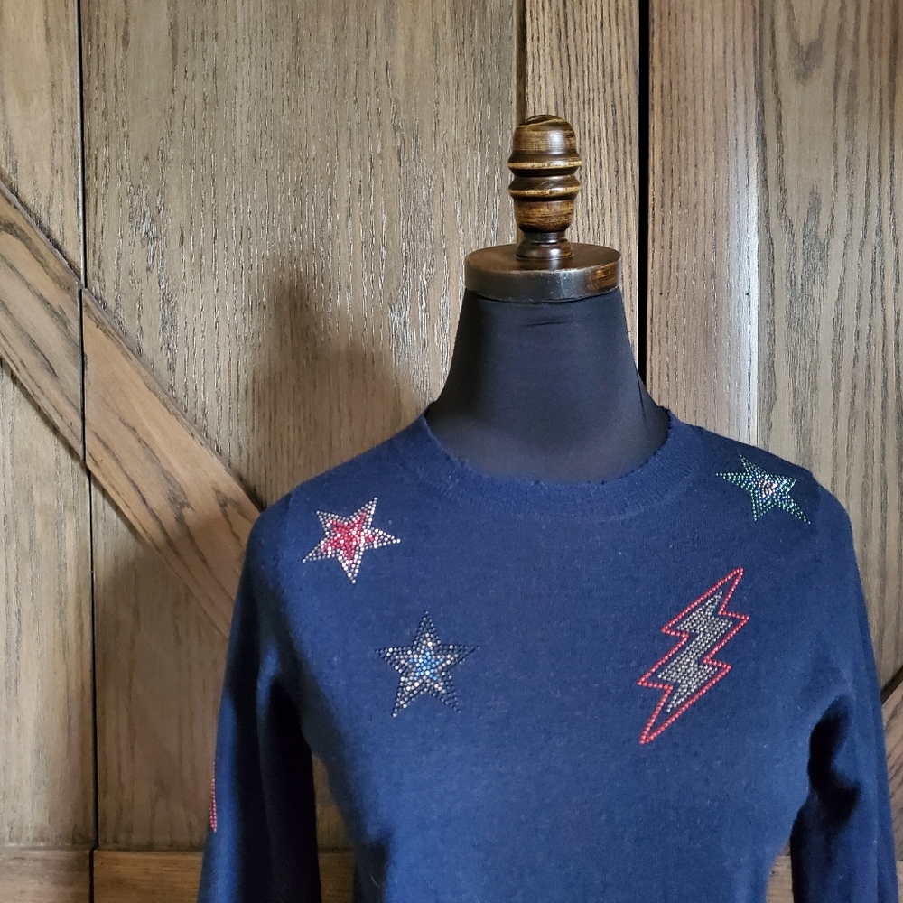LAST CHANCE Zadig Voltaire Cashmere Embellished Sweater - Picture 4 of 4